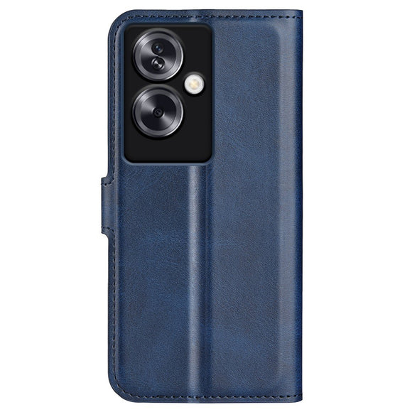 EIDERWOOD OPPO A79 (5G) / A2 (5G) Læder Cover m. Kortholder & Ståfunktion - Blå