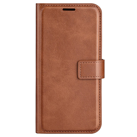 EIDERWOOD OPPO A79 (5G) / A2 (5G) Læder Cover m. Kortholder & Ståfunktion - Lysebrun