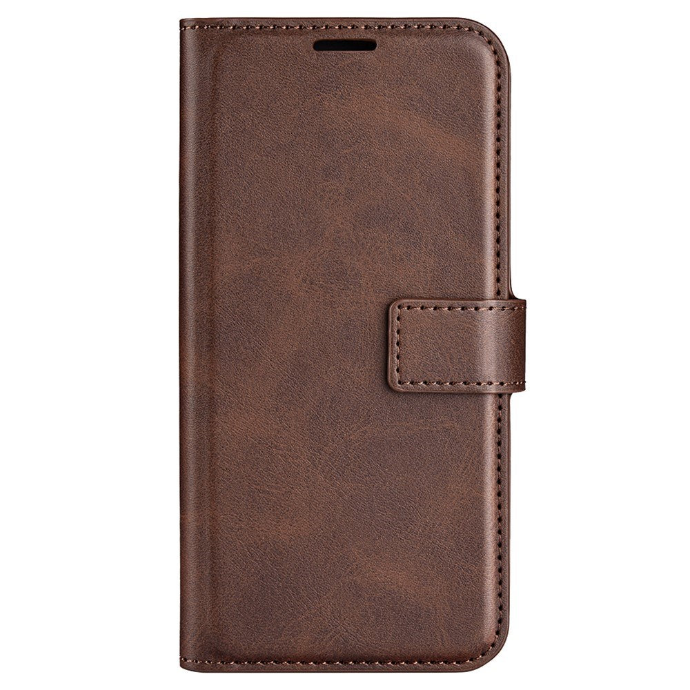 EIDERWOOD OPPO A79 (5G) / A2 (5G) Læder Cover m. Kortholder & Ståfunktion - Mørkebrun