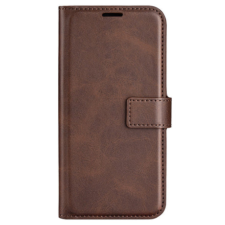 EIDERWOOD OPPO A79 (5G) / A2 (5G) Læder Cover m. Kortholder & Ståfunktion - Mørkebrun