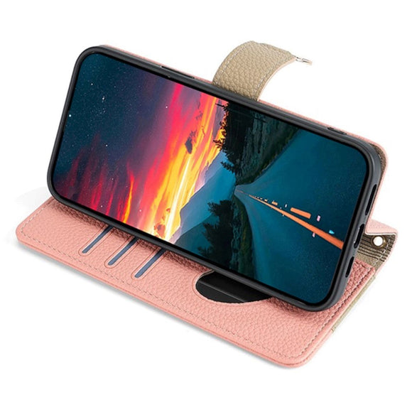 iPhone SE (2022 / 2020) / 8 / 7 Læder 2-i-1 Cover m. Pung & Crossbody Taske Funktion - Lyserød