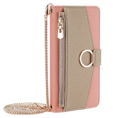 iPhone SE (2022 / 2020) / 8 / 7 Læder 2-i-1 Cover m. Pung & Crossbody Taske Funktion - Lyserød