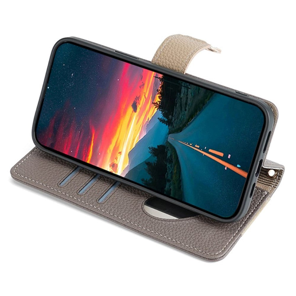 iPhone SE (2022 / 2020) / 8 / 7 Læder 2-i-1 Cover m. Pung & Crossbody Taske Funktion - Brun