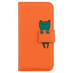 Samsung Galaxy S24+ (Plus) Flip Cover m. Kortholder / Ståfunktion / Strop - Orange (Frø)