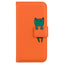 Samsung Galaxy S24+ (Plus) Flip Cover m. Kortholder / Ståfunktion / Strop - Orange (Frø)