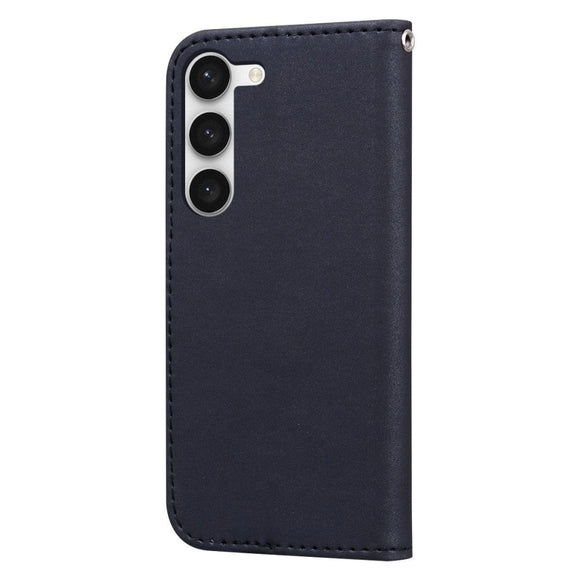 Samsung Galaxy S24+ (Plus) Flip Cover m. Kortholder / Ståfunktion / Strop - Sort (Panda)