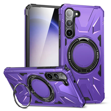 EIDERWOOD Samsung Galaxy S25+ / S24+ (Plus) Håndværkercover med Kickstand og Magsafe-kompatibel - Lilla