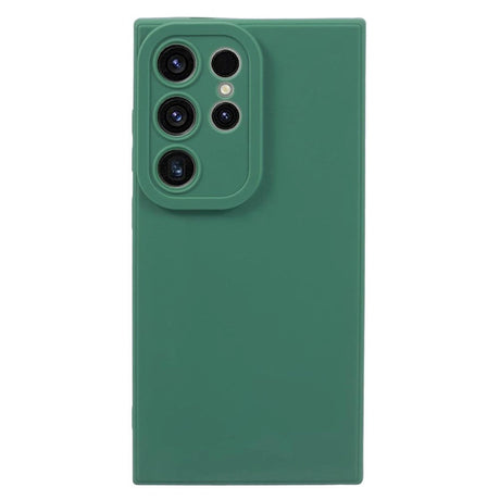 Samsung Galaxy S24 Ultra Mat Fleksibel Plastik Cover - Grøn