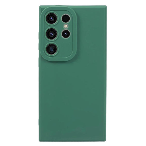 Samsung Galaxy S24 Ultra Mat Fleksibel Plastik Cover - Grøn