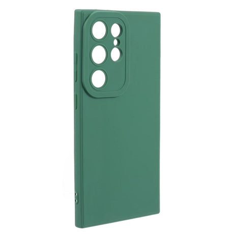 Samsung Galaxy S24 Ultra Mat Fleksibel Plastik Cover - Grøn