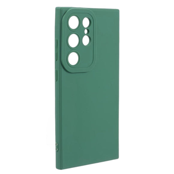 Samsung Galaxy S24 Ultra Mat Fleksibel Plastik Cover - Grøn