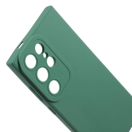 Samsung Galaxy S24 Ultra Mat Fleksibel Plastik Cover - Grøn
