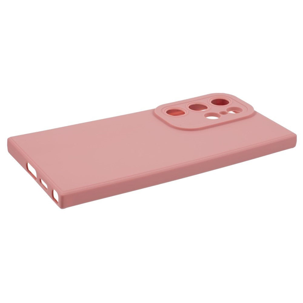 Samsung Galaxy S24 Ultra Mat Fleksibel Plastik Cover - Lyserød
