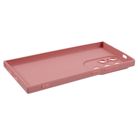 Samsung Galaxy S24 Ultra Mat Fleksibel Plastik Cover - Lyserød