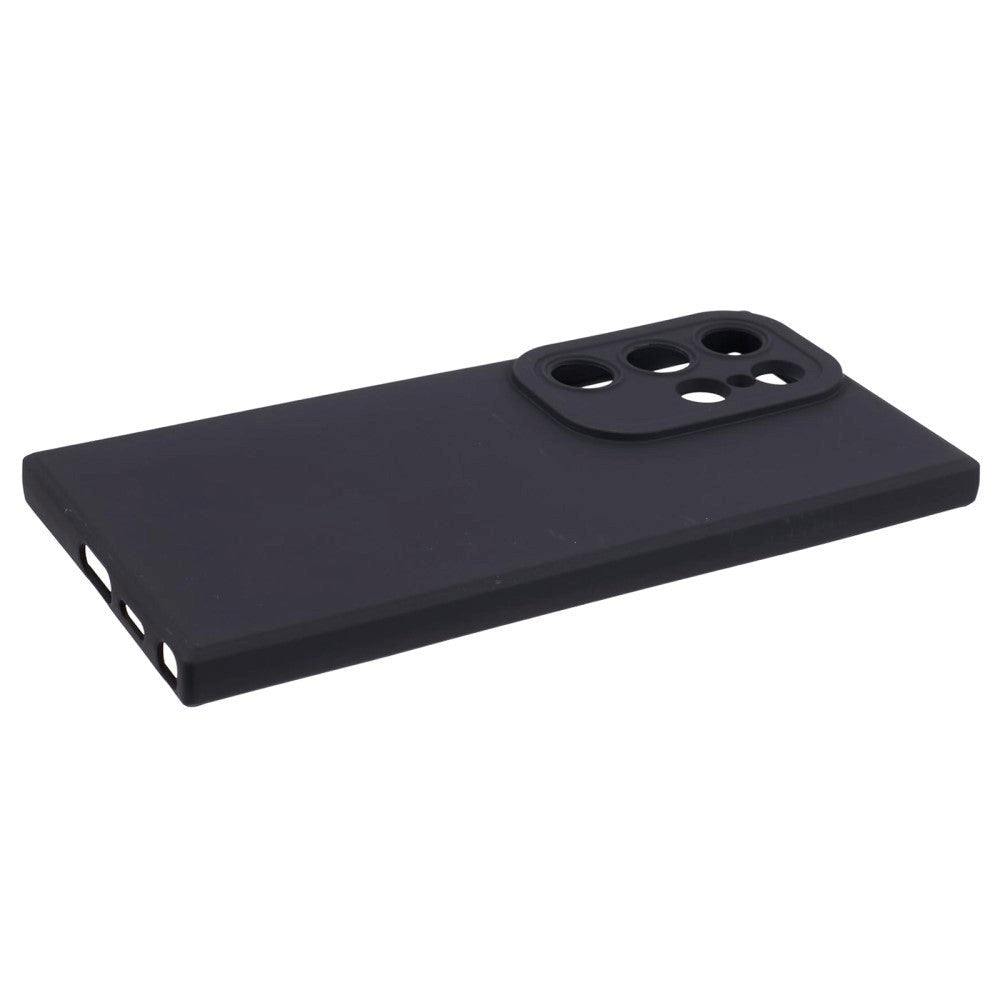 Samsung Galaxy S24 Ultra Mat Fleksibel Plastik Cover - Sort