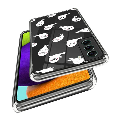 Samsung Galaxy S24 Fleksibelt Gennemsigtigt Cover m. Print - Sæler