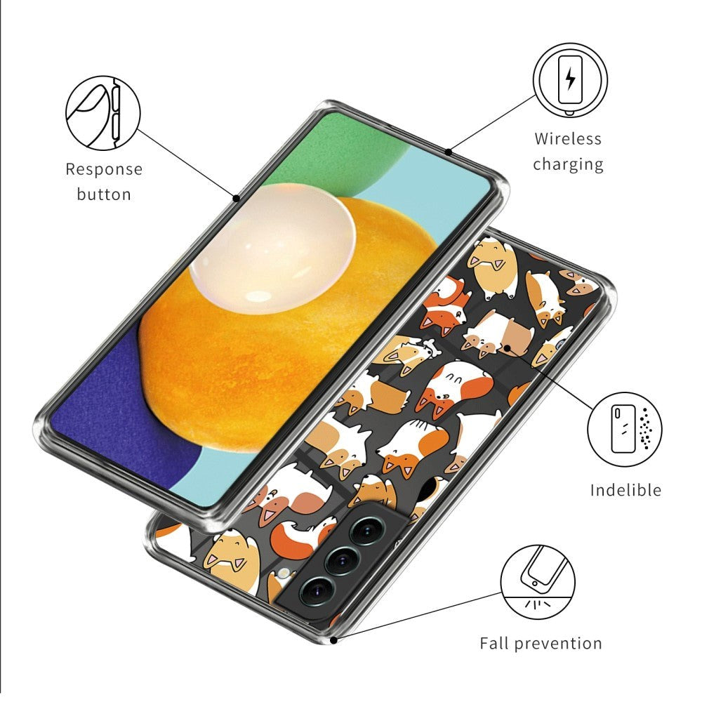 Samsung Galaxy S24+ (Plus) Fleksibelt Plastik Cover m. Motiv - Hunde