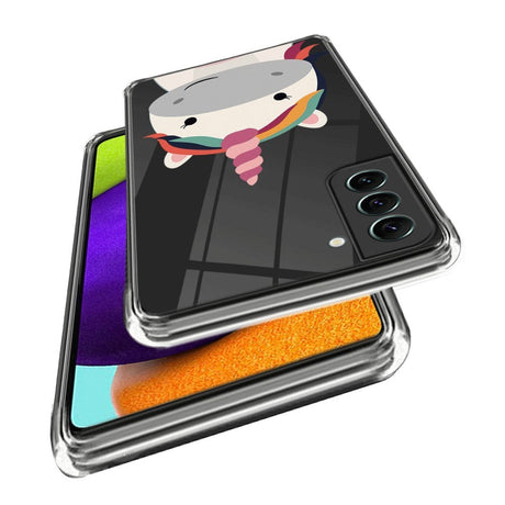 Samsung Galaxy S24+ (Plus) Fleksibelt Plastik Cover m. Motiv - Enhjørning