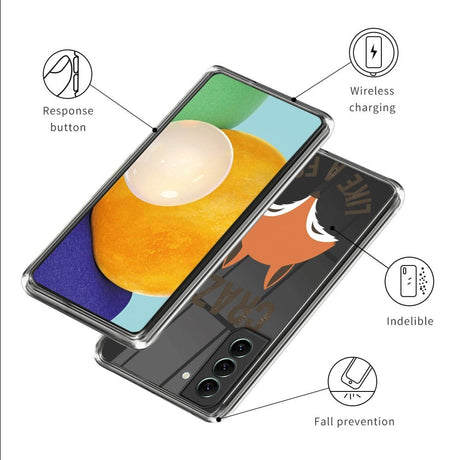 Samsung Galaxy S24+ (Plus) Fleksibelt Plastik Cover m. Motiv - Ræv
