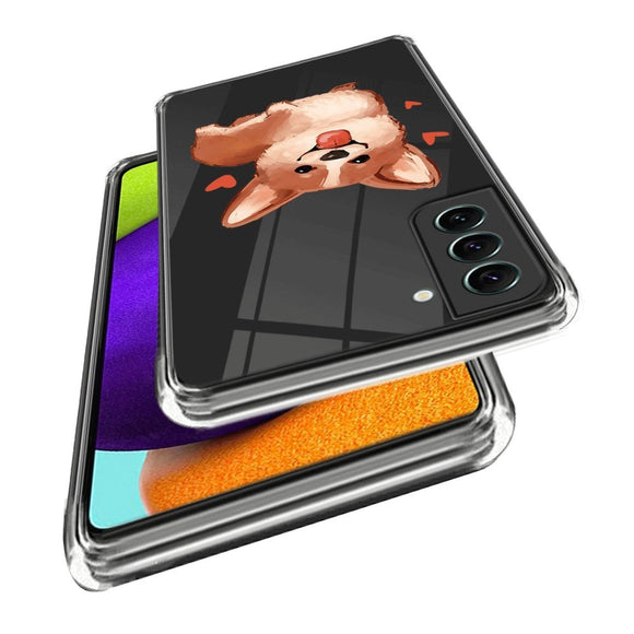Samsung Galaxy S24+ (Plus) Fleksibelt Plastik Cover m. Motiv - Corgi