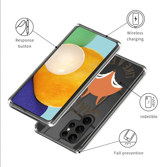 Samsung Galaxy S24 Ultra Fleksibelt Plastik Cover m. Motiv - Ræv