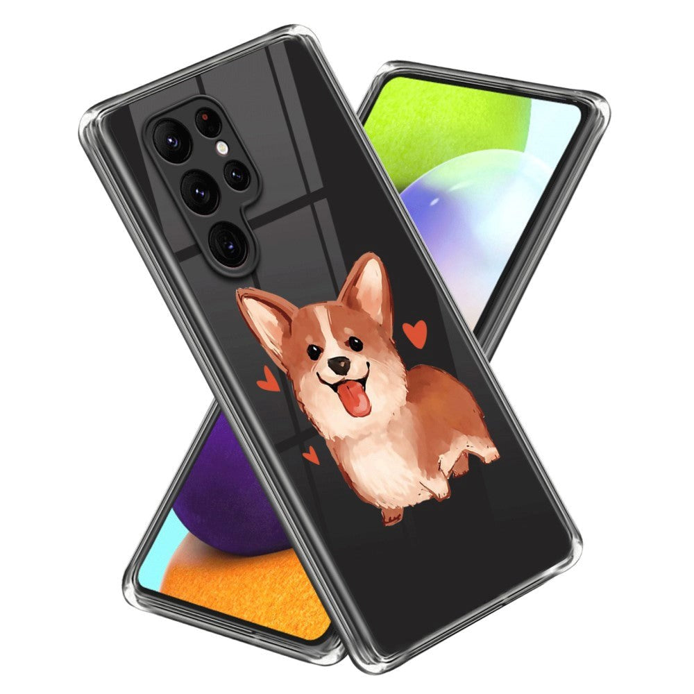 Samsung Galaxy S24 Ultra Fleksibelt Plastik Cover m. Motiv - Chihuahua