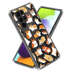 Samsung Galaxy S24 Ultra Fleksibelt Plastik Cover m. Motiv - Hunde