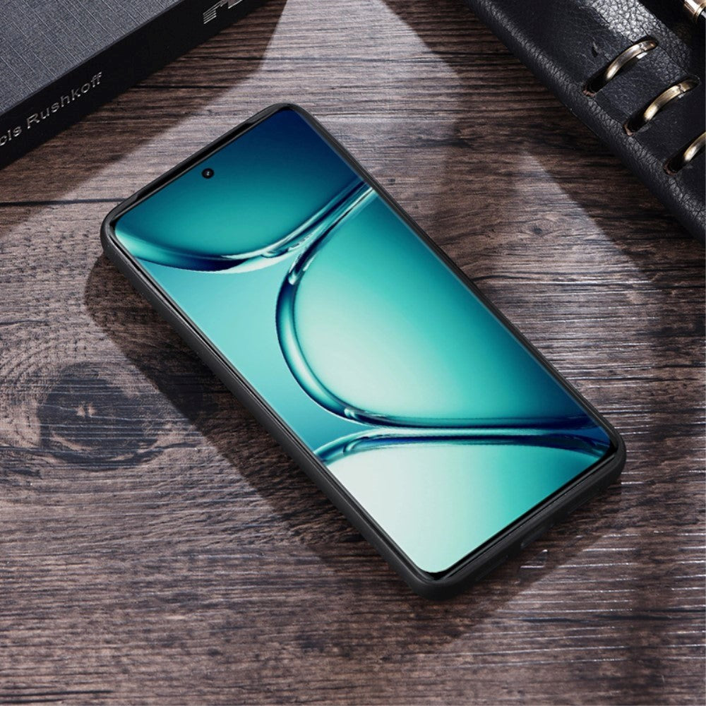 OnePlus 12 Stofbetrukket Plastik Cover - Rød