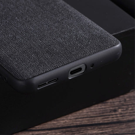 OnePlus 12 Stofbetrukket Plastik Cover - Rød