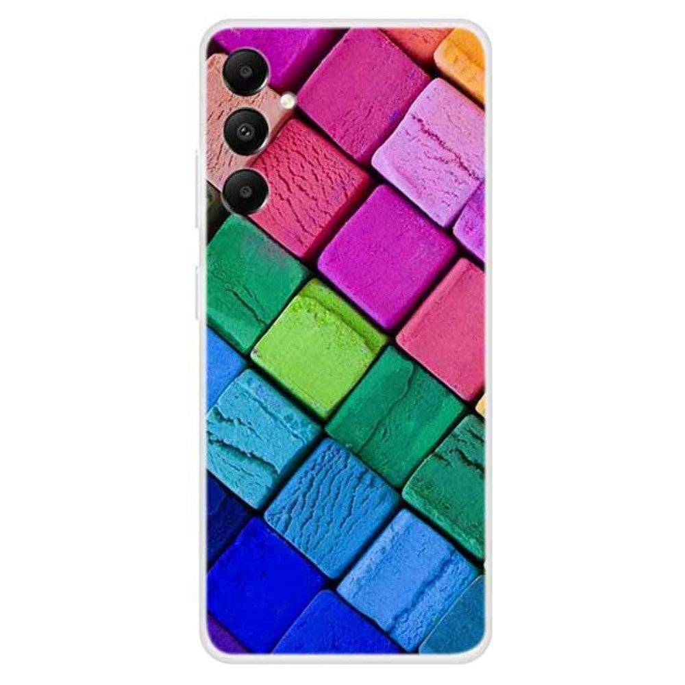 Samsung Galaxy A05s Fleksibel Plastik Cover m. Motiv - Flerfarvet