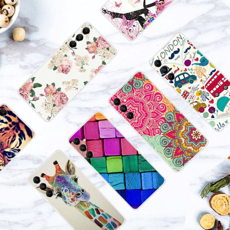 Samsung Galaxy A05s Fleksibel Plastik Cover m. Motiv - Flerfarvet