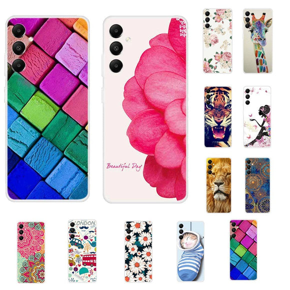 Samsung Galaxy A05s Fleksibel Plastik Cover m. Motiv - Flerfarvet