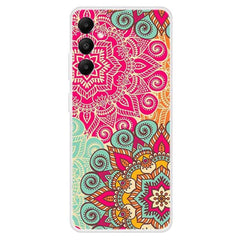 Samsung Galaxy A05s Fleksibel Plastik Cover m. Motiv - Blomster Doodle