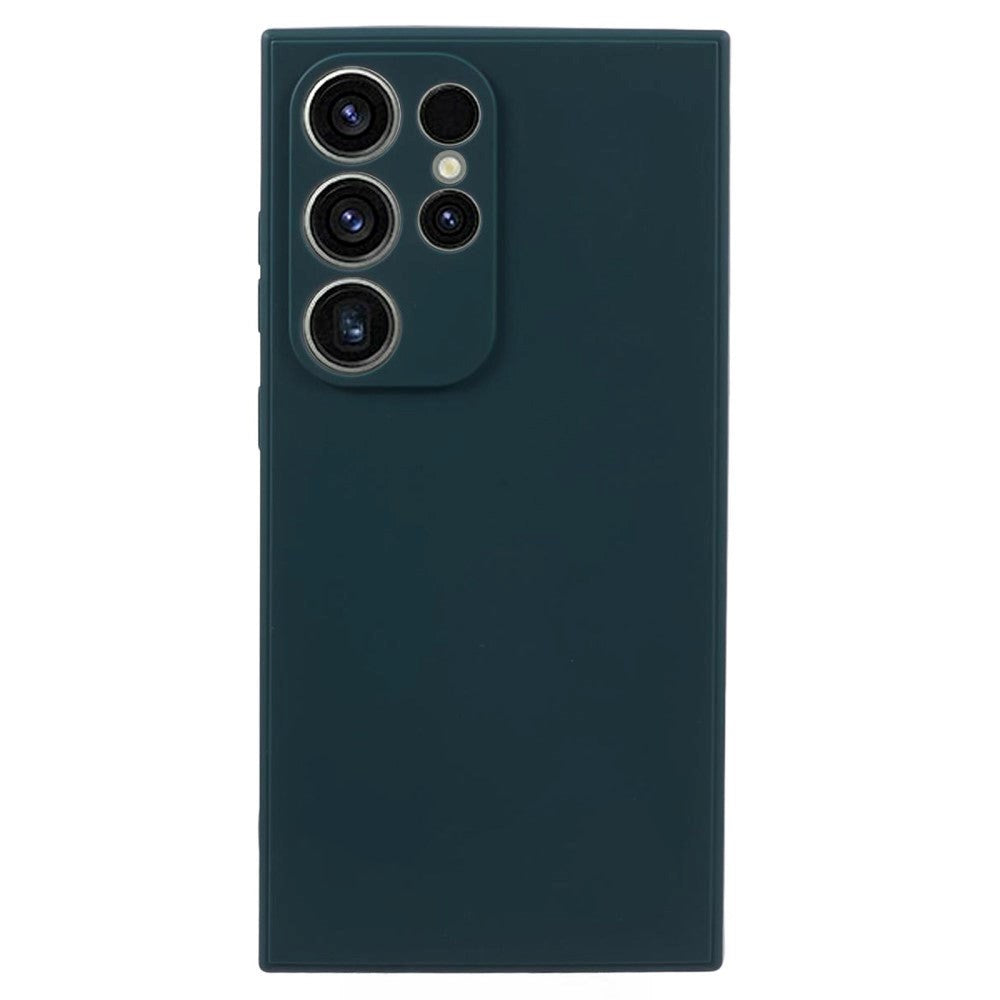 Samsung Galaxy S24 Ultra Fleksibelt TPU Plastik Cover - Grøn