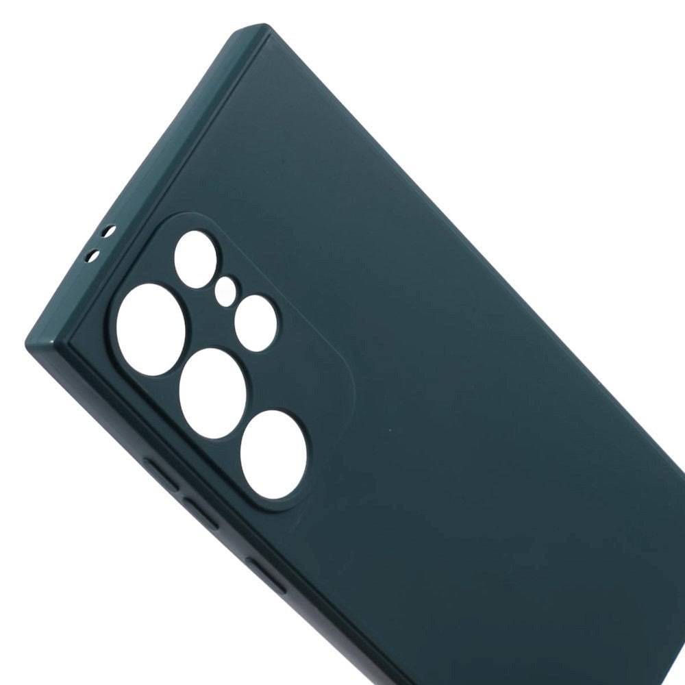 Samsung Galaxy S24 Ultra Fleksibelt TPU Plastik Cover - Grøn