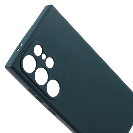 Samsung Galaxy S24 Ultra Fleksibelt TPU Plastik Cover - Grøn