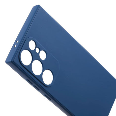 Samsung Galaxy S24 Ultra Fleksibelt TPU Plastik Cover - Blå
