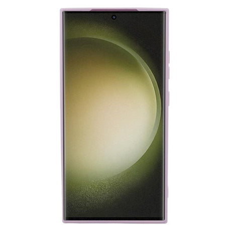 Samsung Galaxy S24 Ultra Fleksibelt TPU Plastik Cover - Lilla