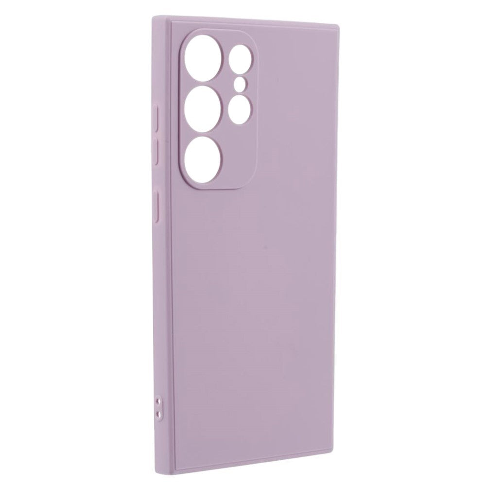 Samsung Galaxy S24 Ultra Fleksibelt TPU Plastik Cover - Lilla