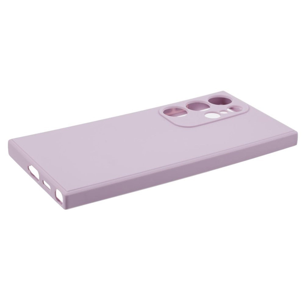 Samsung Galaxy S24 Ultra Fleksibelt TPU Plastik Cover - Lilla