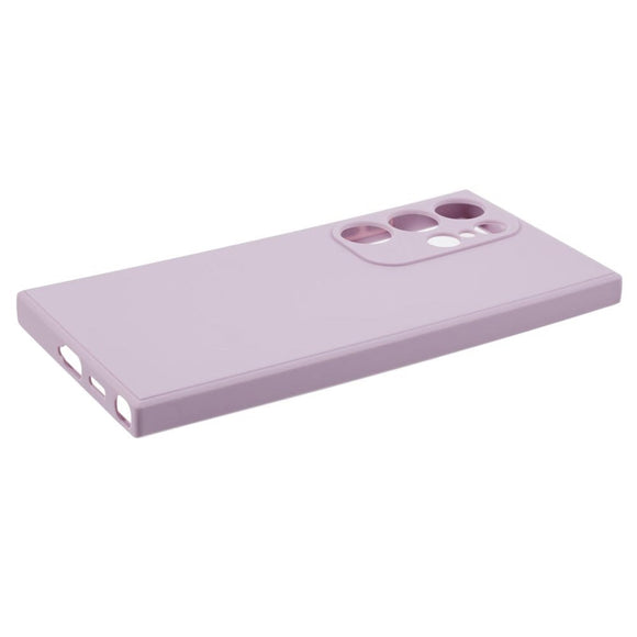 Samsung Galaxy S24 Ultra Fleksibelt TPU Plastik Cover - Lilla