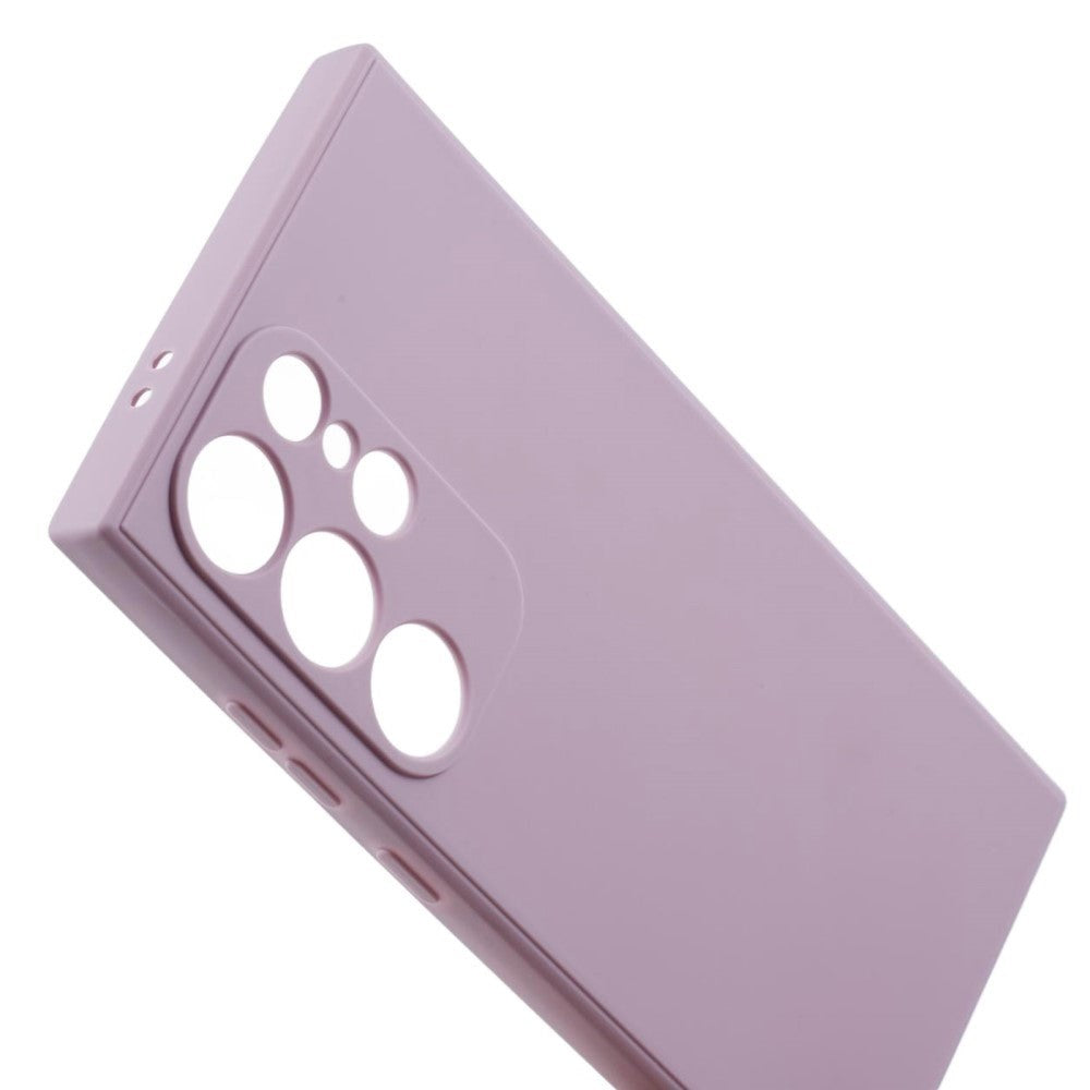 Samsung Galaxy S24 Ultra Fleksibelt TPU Plastik Cover - Lilla