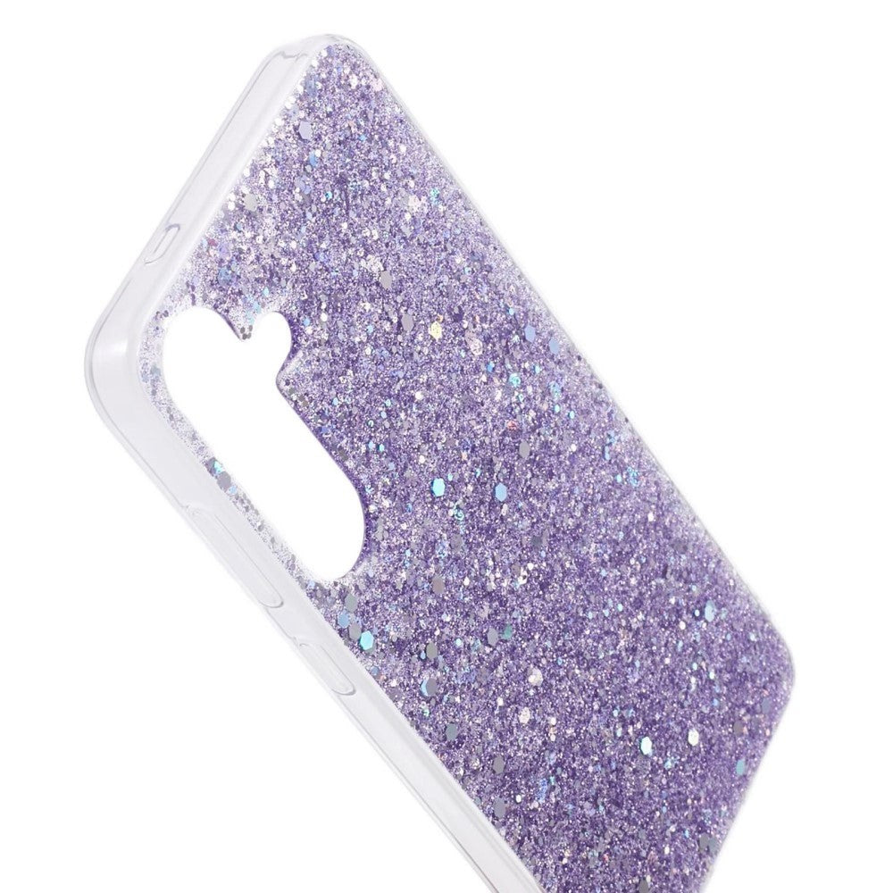 Samsung Galaxy S24 Glitter Cover - Lilla