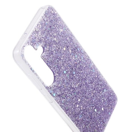 Samsung Galaxy S24 Glitter Cover - Lilla