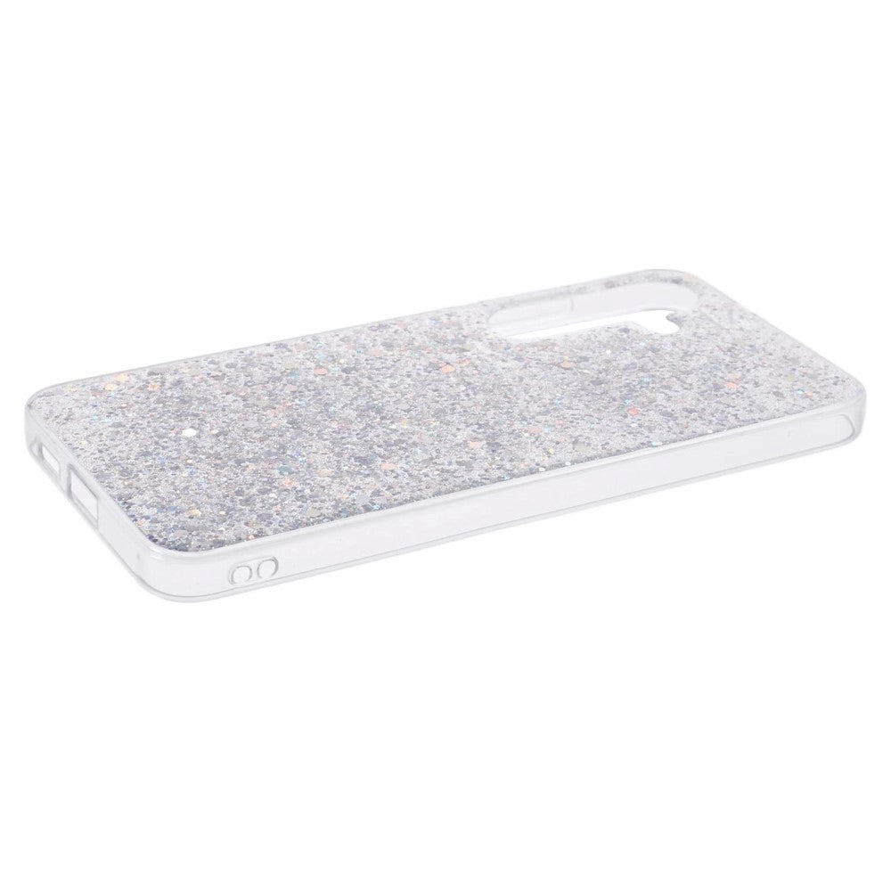 Samsung Galaxy S24 Glitter Cover - Sølv