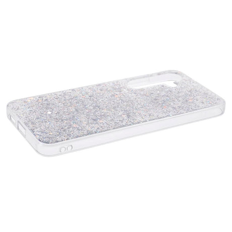 Samsung Galaxy S24 Glitter Cover - Sølv