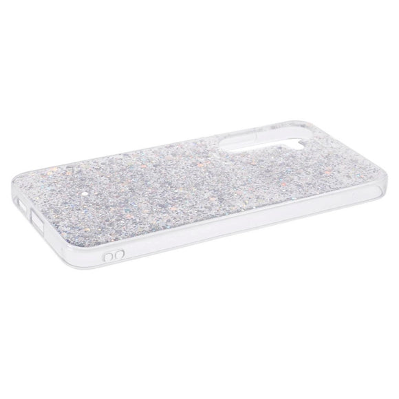 Samsung Galaxy S24 Glitter Cover - Sølv