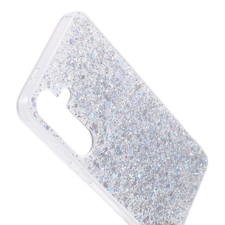 Samsung Galaxy S24 Glitter Cover - Sølv