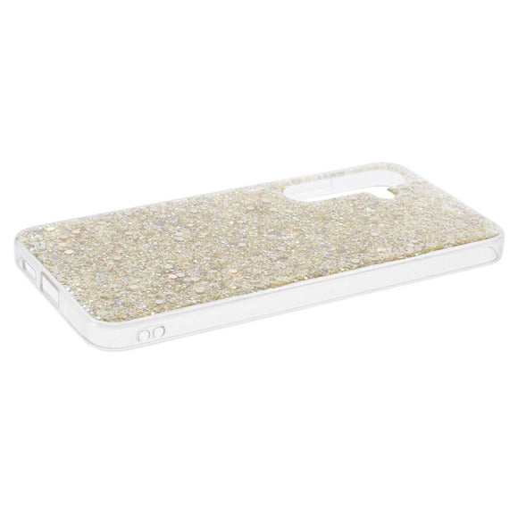 Samsung Galaxy S24 Glitter Cover - Guld