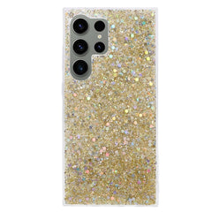 Samsung Galaxy S24 Ultra Glitter Cover - Guld